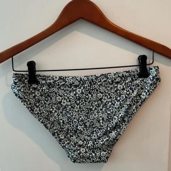 NWT EVERLANE Bikini Bottoms Womens Medium Floral Full Coverage Boho Bohemian - Picture 7 of 9
